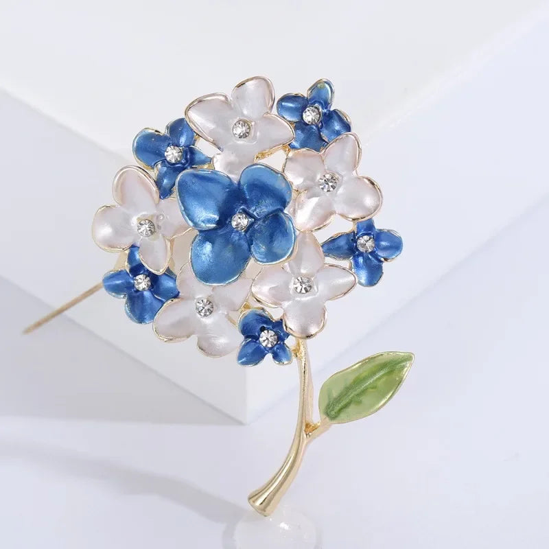 Haley Hydrangea Brooch