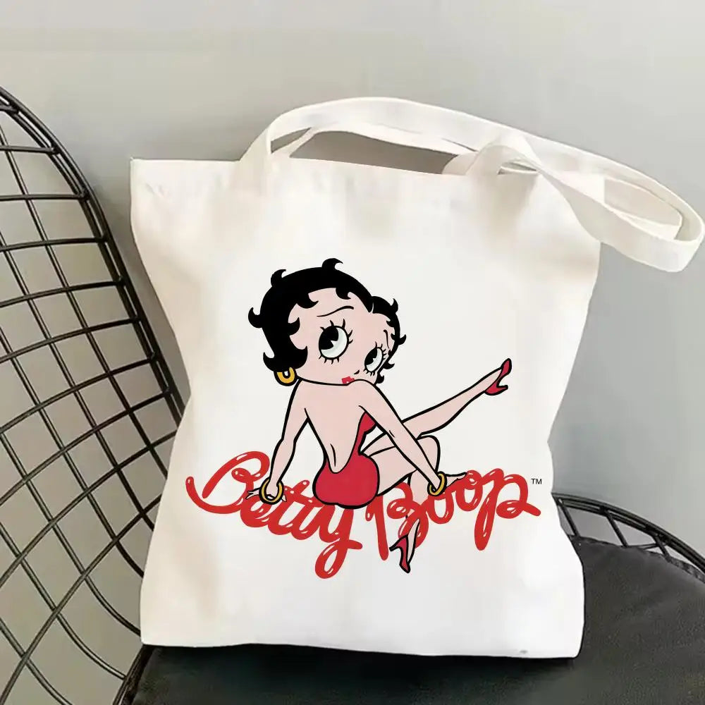 Betty Boop Canvas Tote
