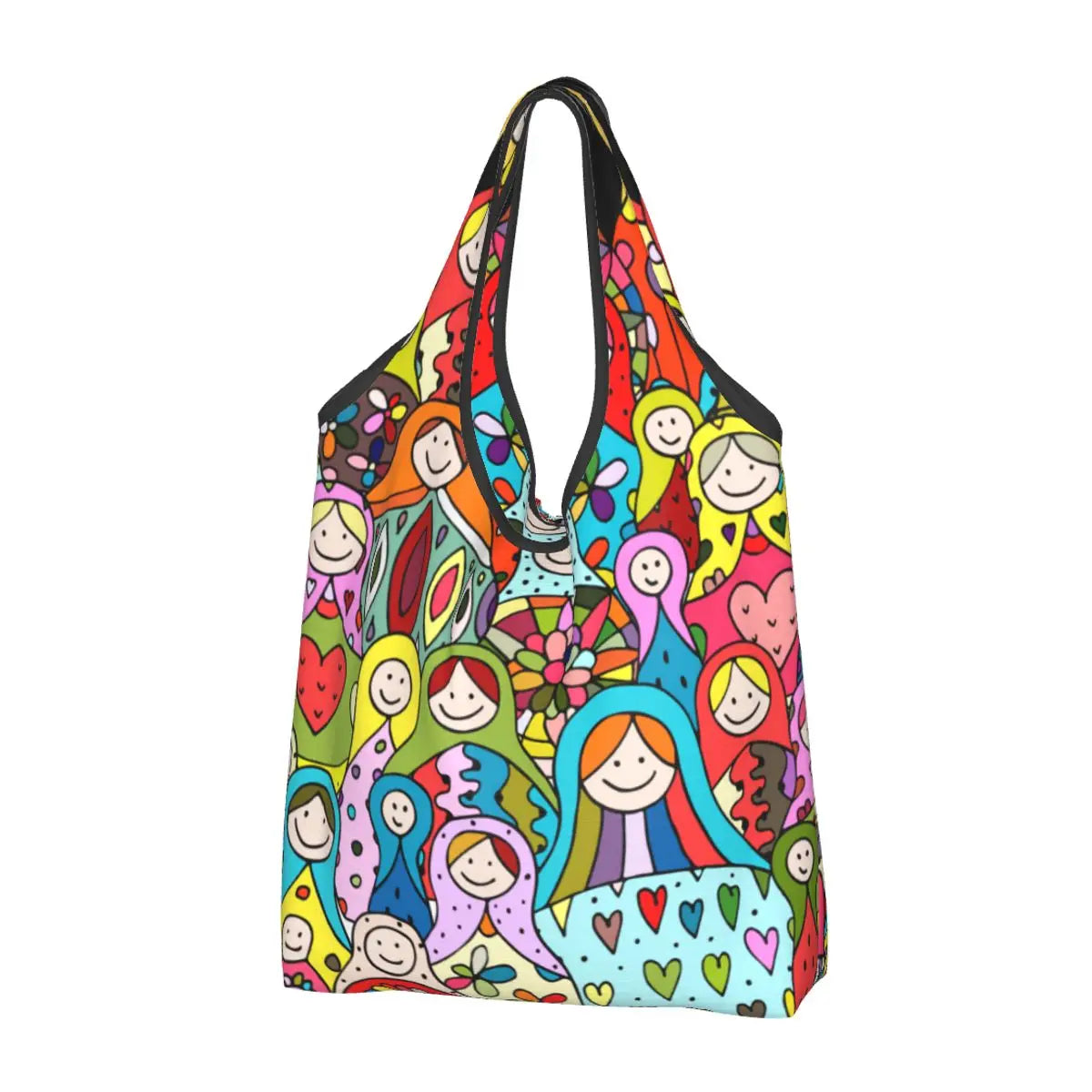 Russian Doll Design Eco Shopping Bag