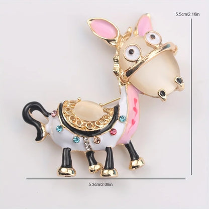 Donni Donkey Brooch