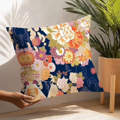 Japanese Ukiyo-e Style Cushion Cover