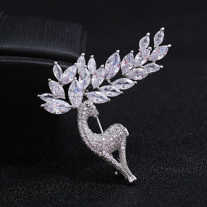 Rianna Reindeer Brooch