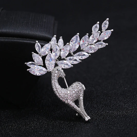 Rianna Reindeer Brooch