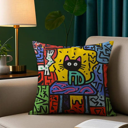 Funny Funky Art Cushion Cover