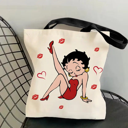 Betty Boop Canvas Tote