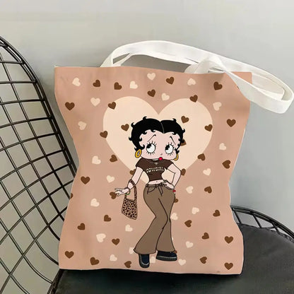 Betty Boop Canvas Tote