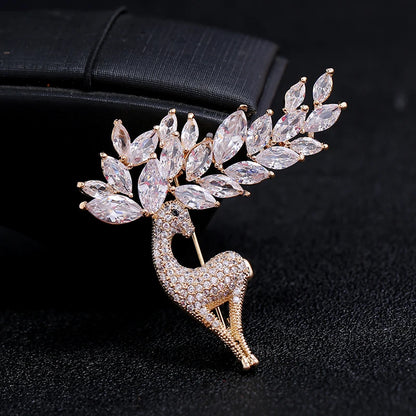 Rianna Reindeer Brooch