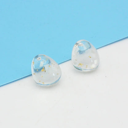 Renee  Water Droplet Stud Earrings