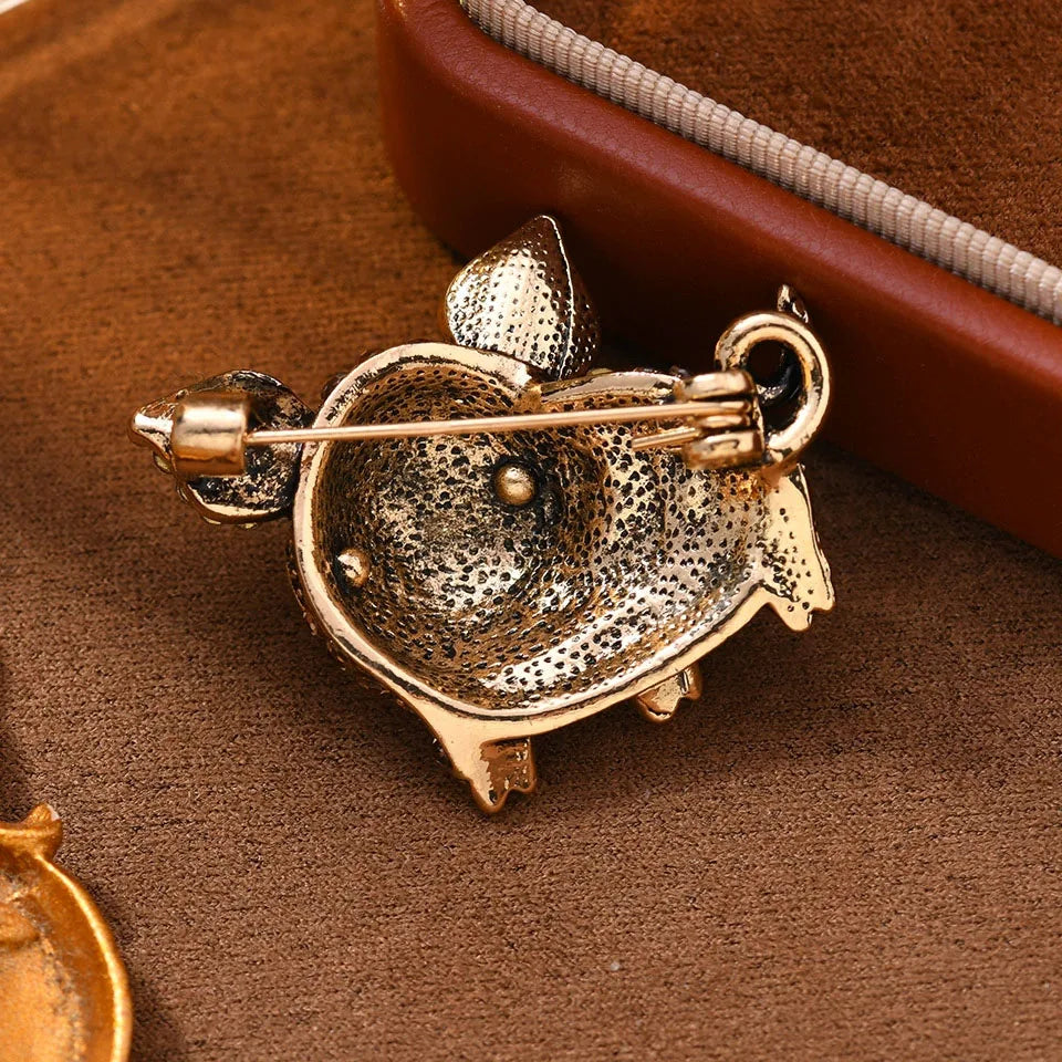 This Little Piggy Brooch