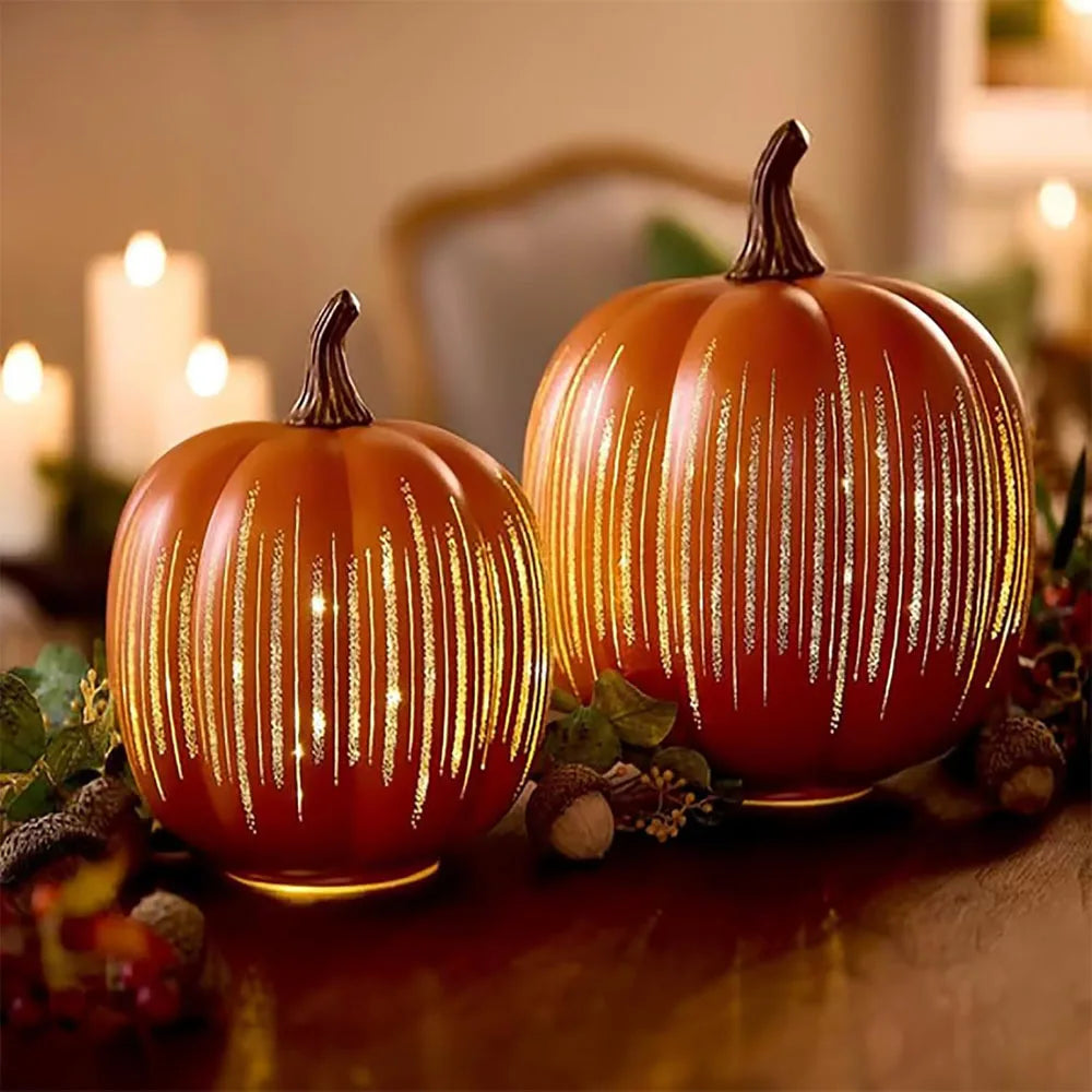 Magical Lighted Pumpkin Decor