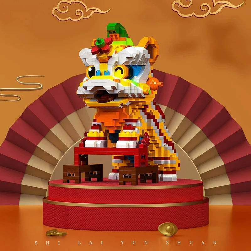 Lion Dance DIY Micro Bricks <Limited Pieces>