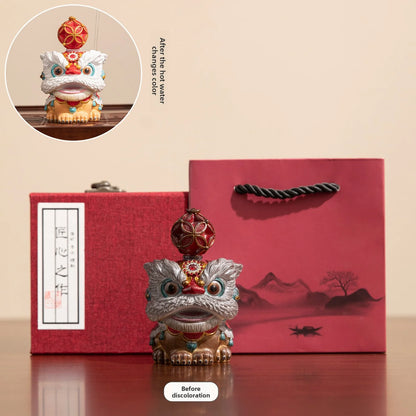 Lucky Lion Color Changing Tea Pet