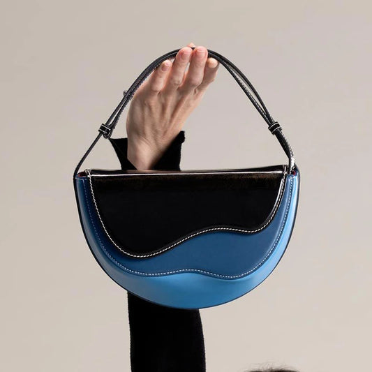 Domie Saddle Bag - Blue Grey Collection
