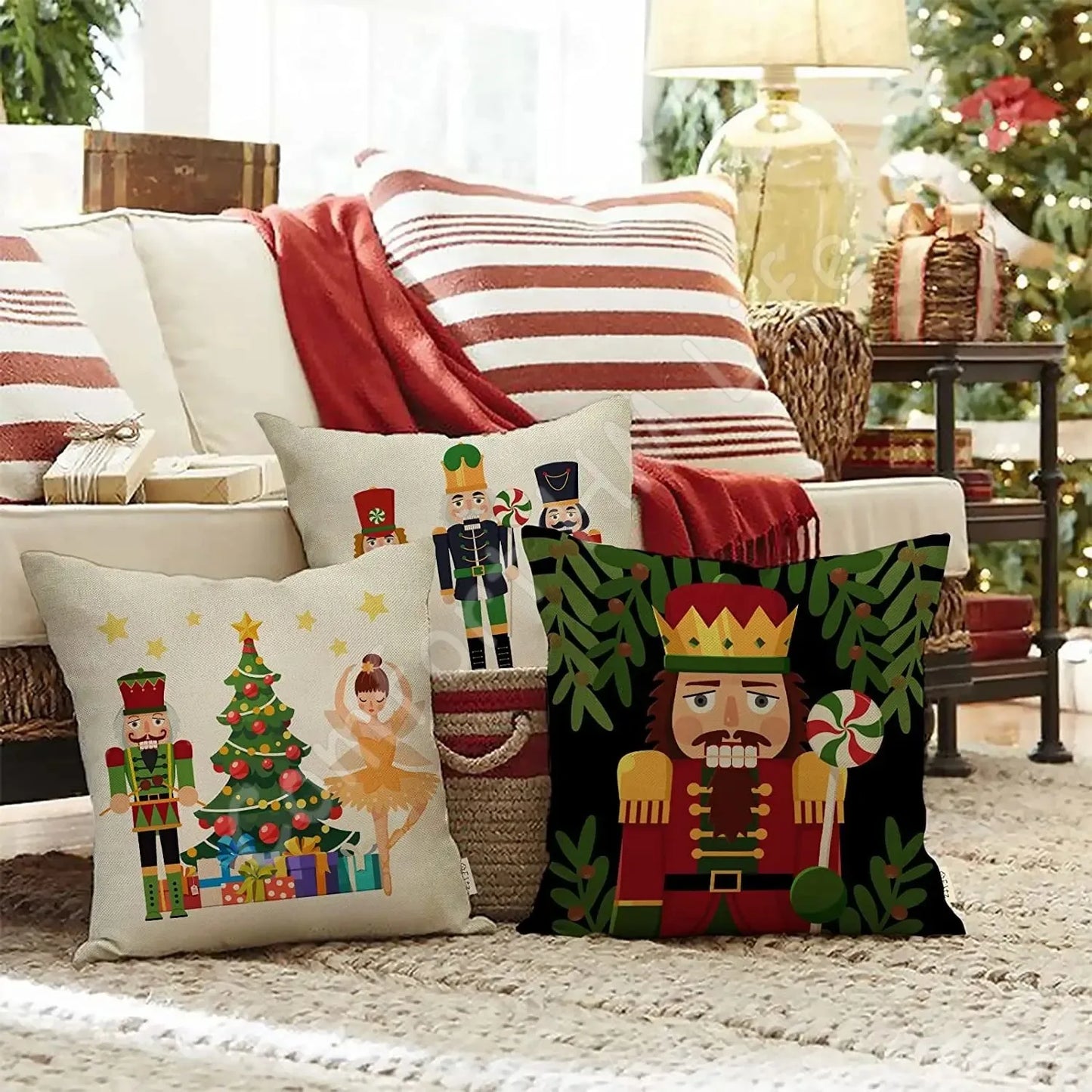 The Nutcracker Cushion Cover - 4 pcs