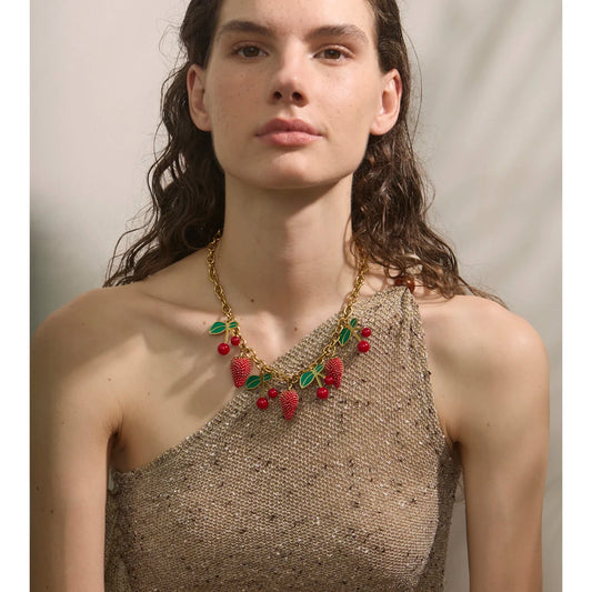 Wild Strawberry Necklace