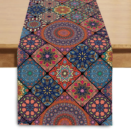 Miki Vintage Boho Design Table Runner
