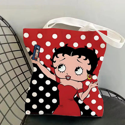Betty Boop Canvas Tote