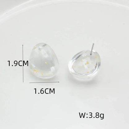 Renee  Water Droplet Stud Earrings