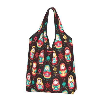 Russian Doll Design Eco Shopping Bag