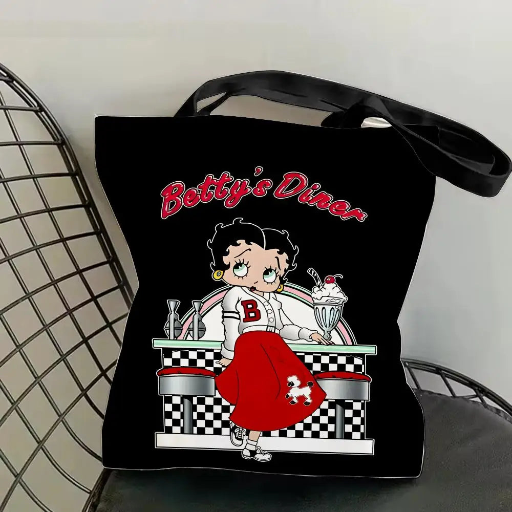 Betty Boop Canvas Tote