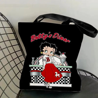 Betty Boop Canvas Tote