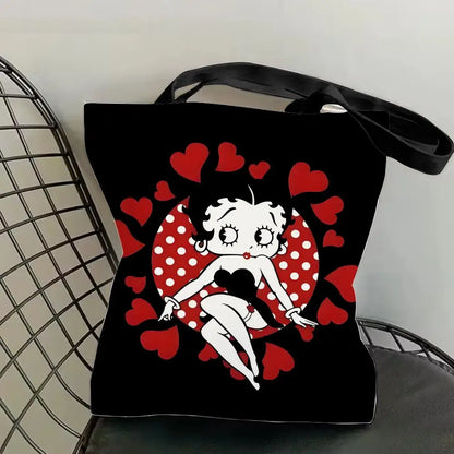 Betty Boop Canvas Tote