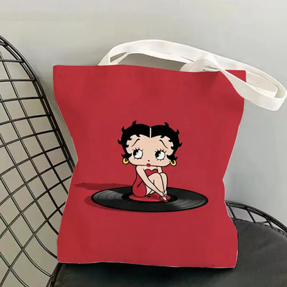 Betty Boop Canvas Tote