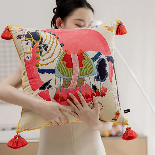 Cushion Cover ( Horse, Zebra, Elephant )