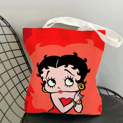 Betty Boop Canvas Tote