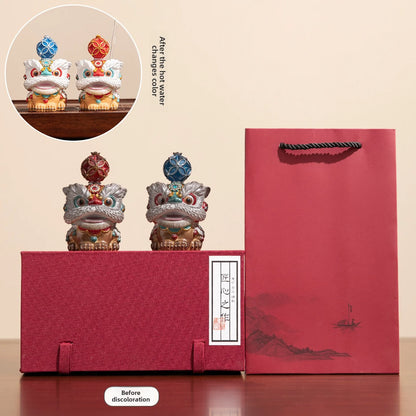 Lucky Lion Color Changing Tea Pet