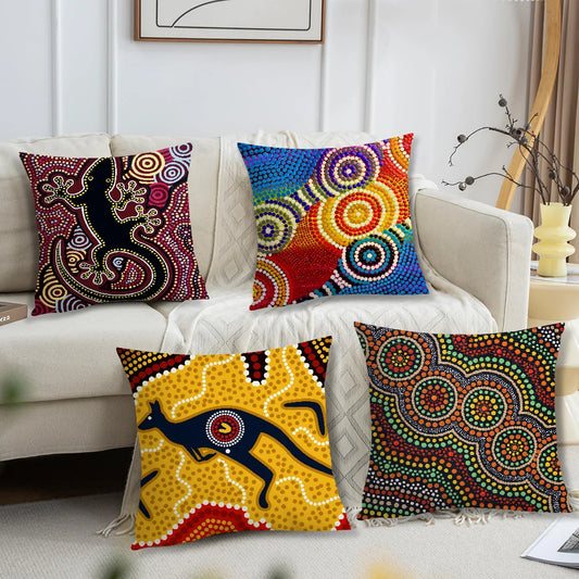 Aborigine Art Cushion Cover