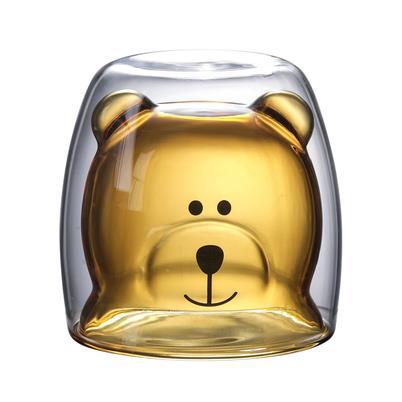 MAD™ Cute Animal Double-Walled Glass (250ml)