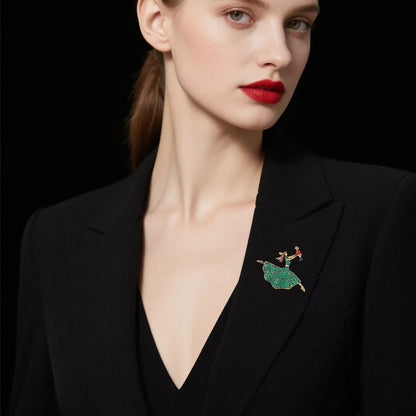 Elise Dancer Brooch