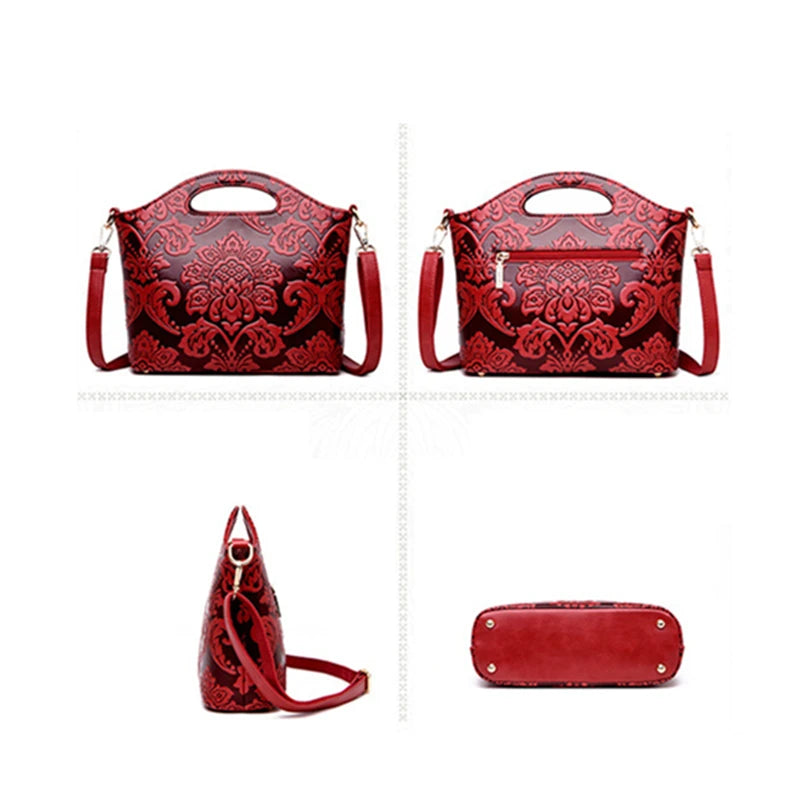 Suzy Wong – Embossed Vintage Leather Bag