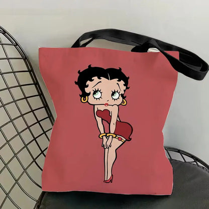 Betty Boop Canvas Tote