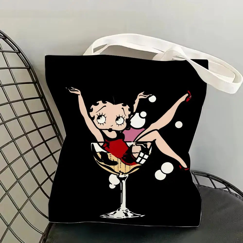 Betty Boop Canvas Tote