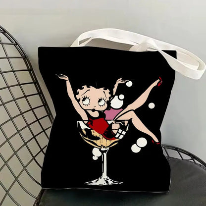 Betty Boop Canvas Tote
