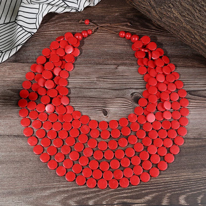 Ethnic Cascading Necklace
