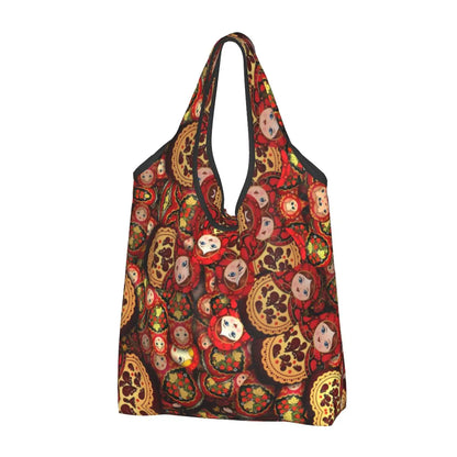 Russian Doll Design Eco Shopping Bag