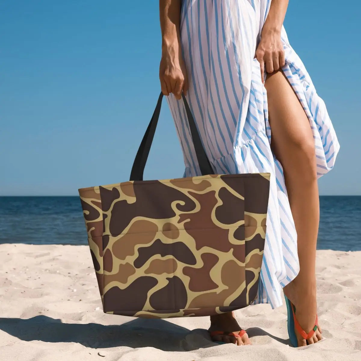 Camouflage Big Beach Bag 2.0