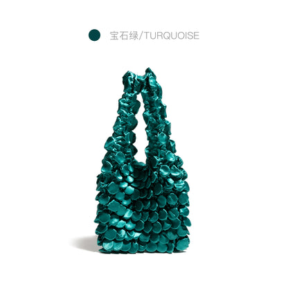 Rochelle Ruched Bubble Tote