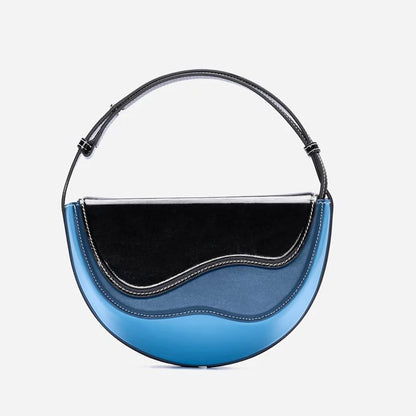 Domie Saddle Bag - Blue Grey Collection