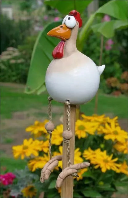 Funny Hens Sculptures