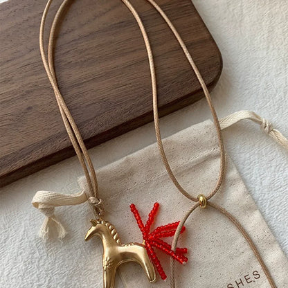 Punk Pony String Necklace