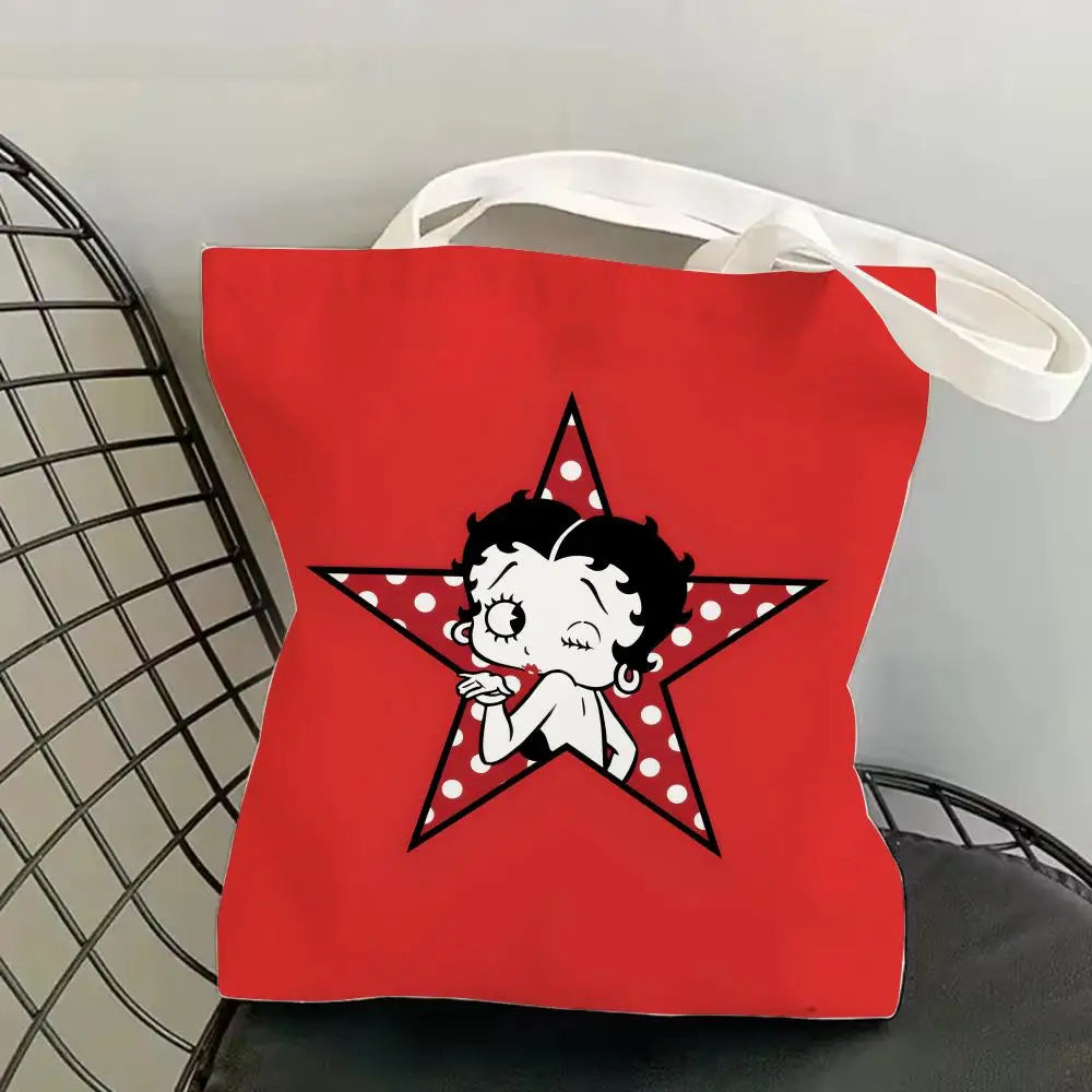 Betty Boop Canvas Tote
