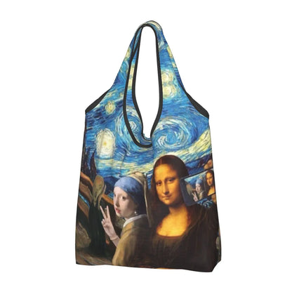 Art Lovers Eco Shopping Bag 2 -Van Gogh, Blossoms