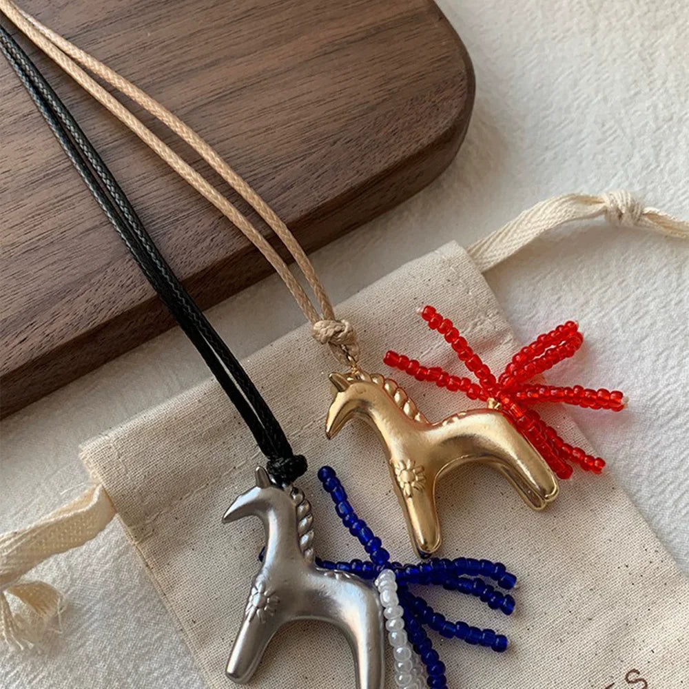 Punk Pony String Necklace