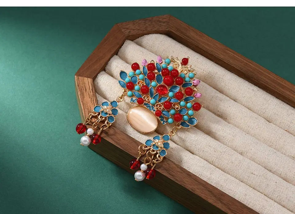 Royal Phoenix  Crest  Brooch