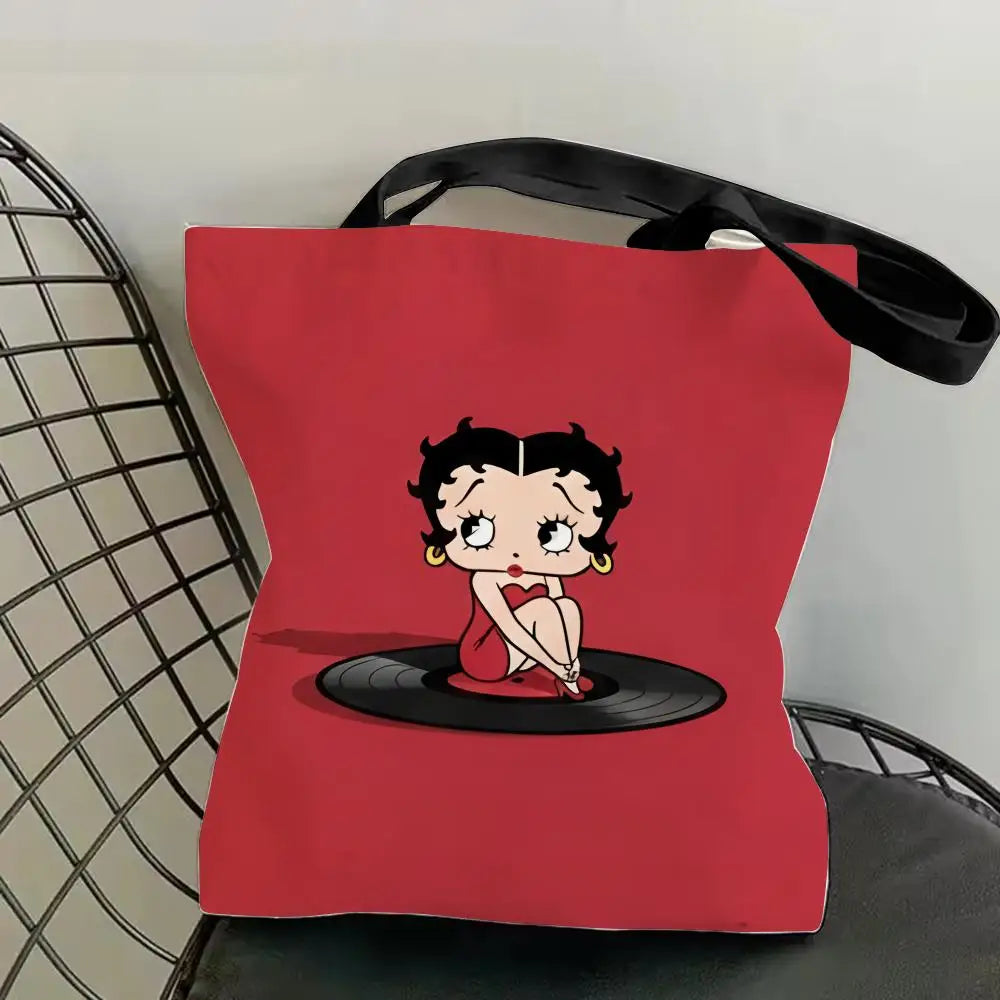 Betty Boop Canvas Tote