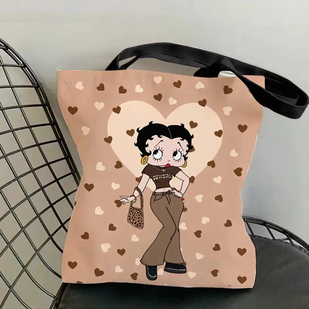 Betty Boop Canvas Tote